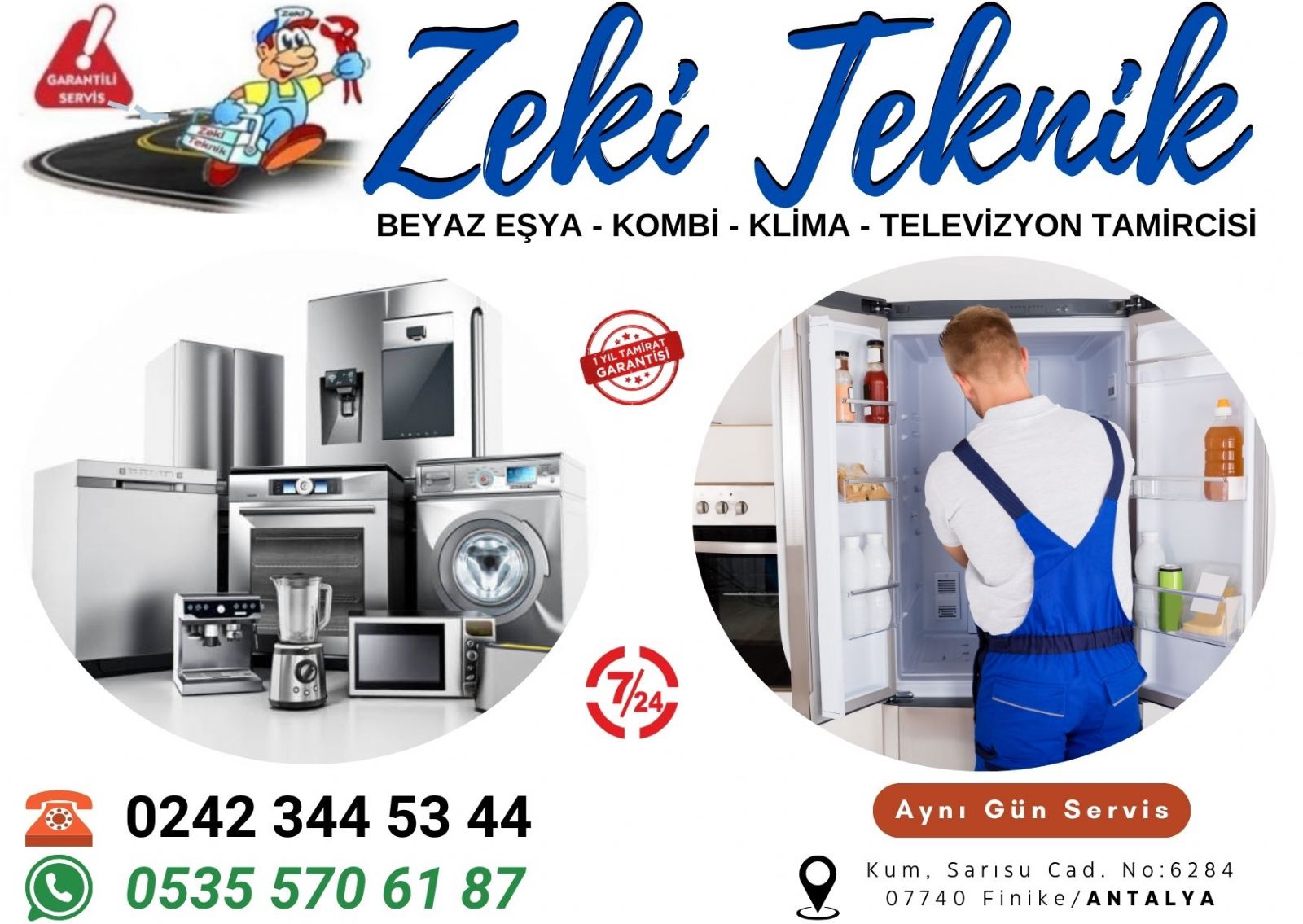 Finike Beyaz Eşya Servisi